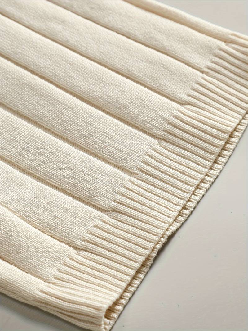 Chemise tricotée élégante à manches courtes