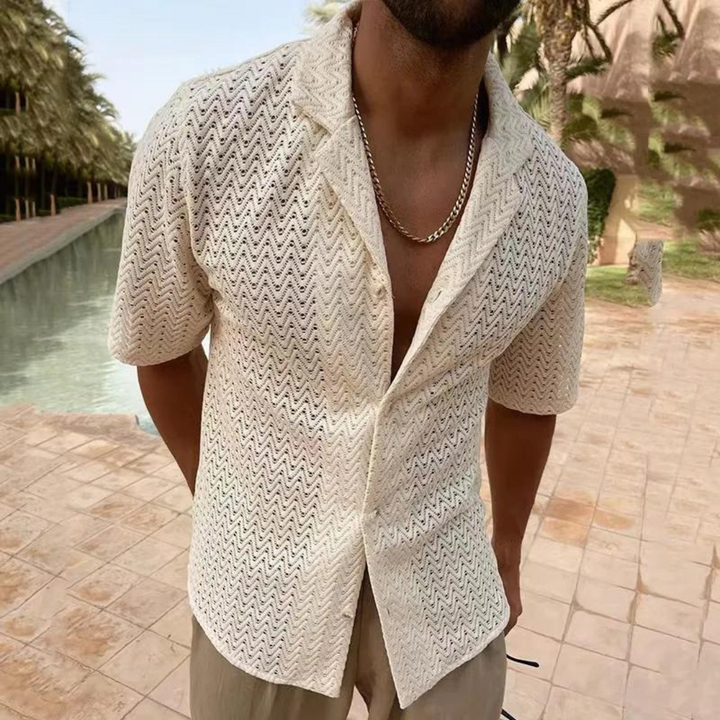 Luca | Chemise Aérée avec Vibes Rétro &amp; Flair Moderne