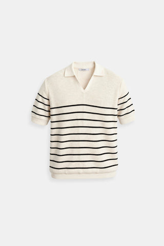 Polo pour hommes à rayures avec manches courtes – Intemporel &amp;amp; Polyvalent