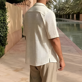 Luca | Chemise Aérée avec Vibes Rétro &amp; Flair Moderne
