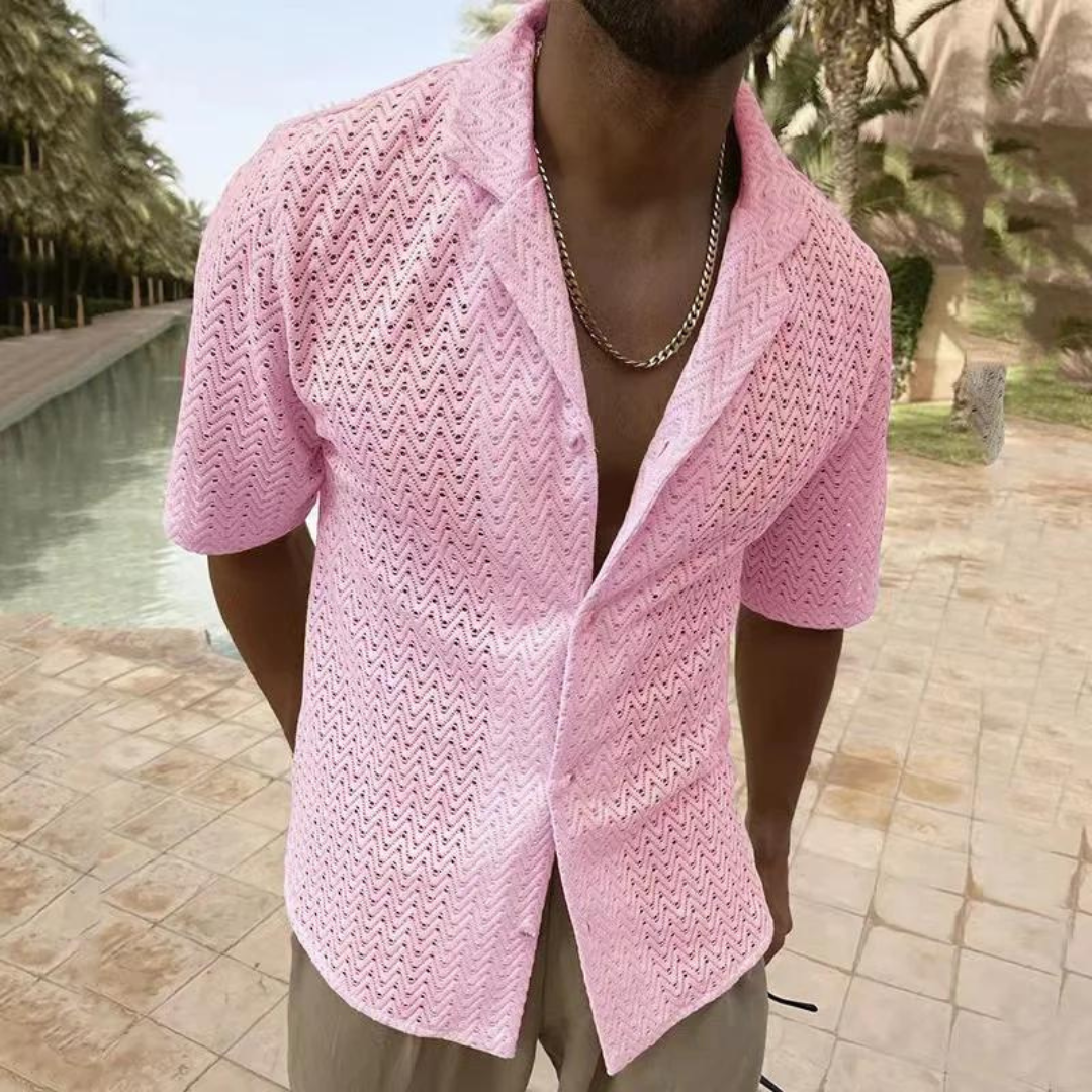 Luca | Chemise Aérée avec Vibes Rétro &amp; Flair Moderne