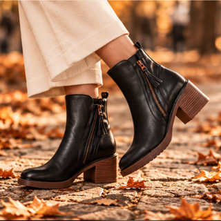 VAYADÉ PARIS | Bottes en Cuir à Talon Carré