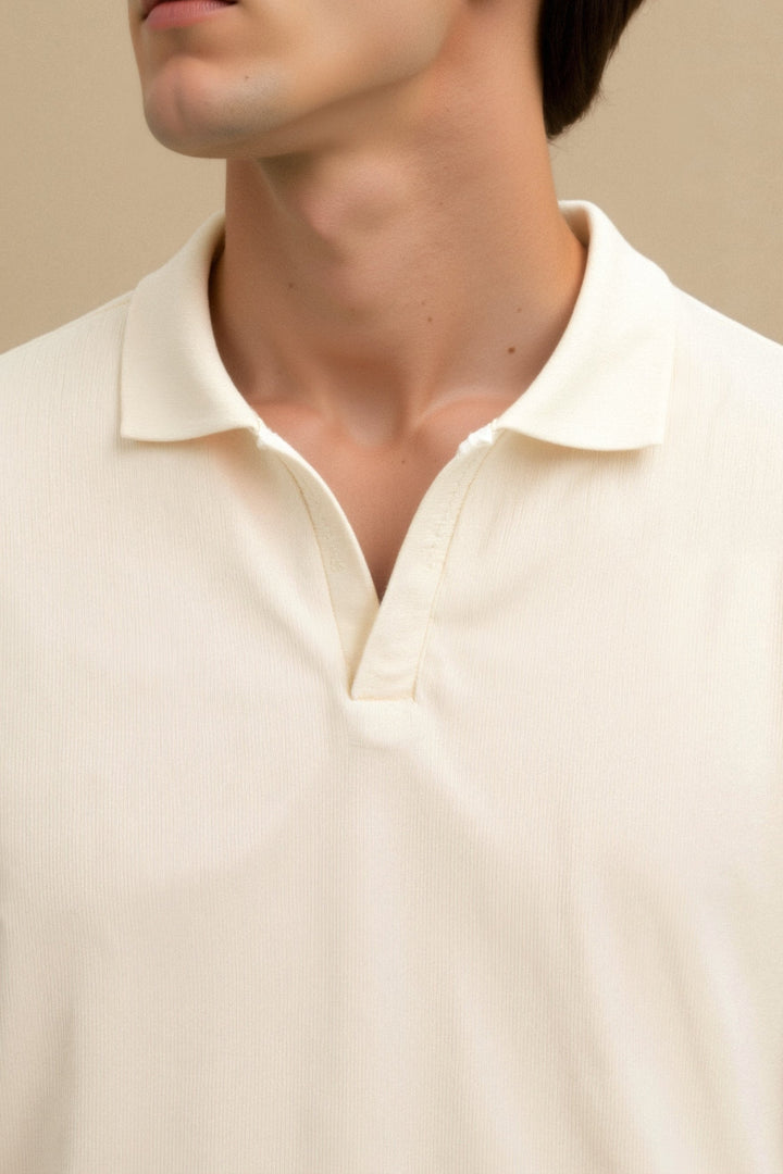 Polo pour Hommes en Beige – Élégant &amp; Intemporel