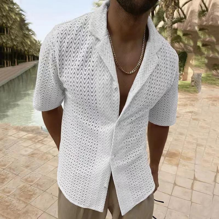Luca | Chemise Aérée avec Vibes Rétro &amp; Flair Moderne