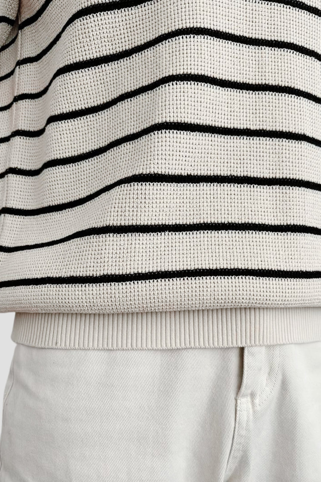 Polo pour hommes à rayures avec manches courtes – Intemporel &amp;amp; Polyvalent