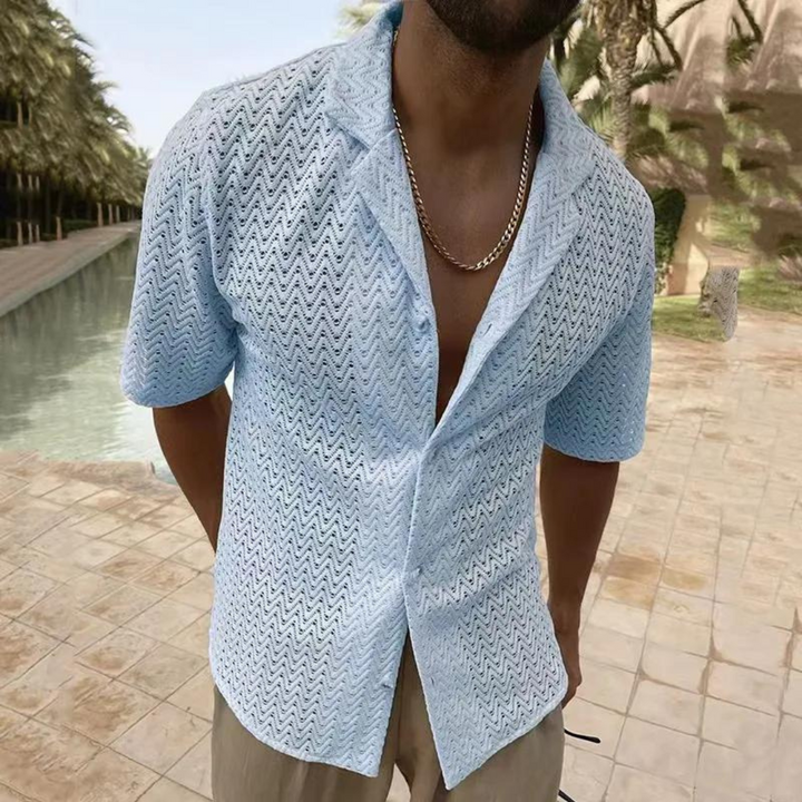 Luca | Chemise Aérée avec Vibes Rétro &amp; Flair Moderne