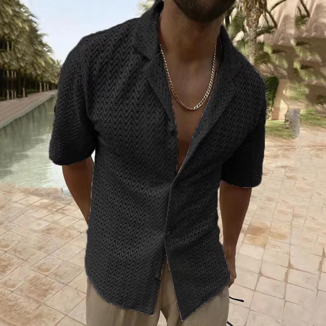 Luca | Chemise Aérée avec Vibes Rétro &amp; Flair Moderne