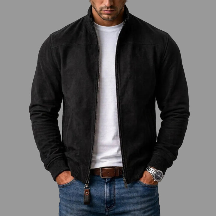 Cazel | Blouson bomber en daim
