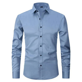 Braony | Chemise à manches longues classique pour hommes avec coupe moderne Slim-Fit