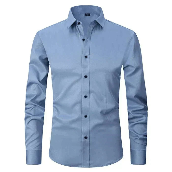 Braony | Chemise à manches longues classique pour hommes avec coupe moderne Slim-Fit