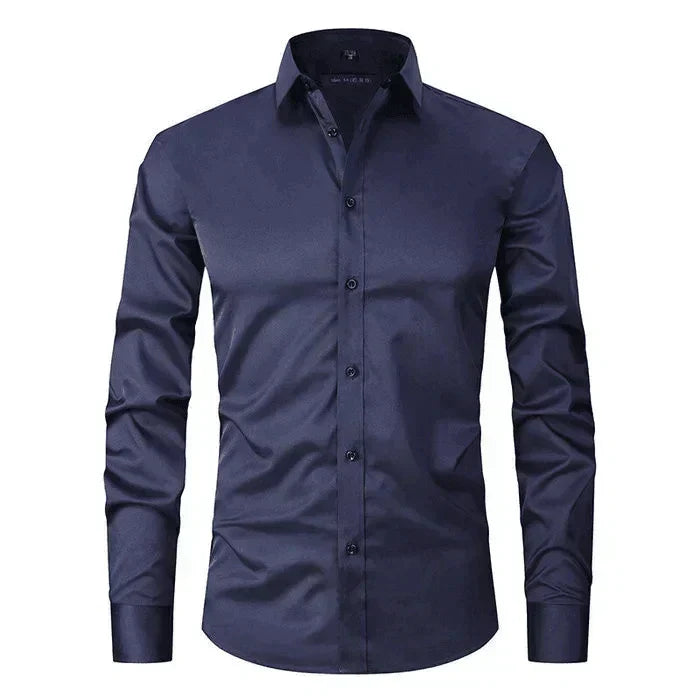 Braony | Chemise à manches longues classique pour hommes avec coupe moderne Slim-Fit