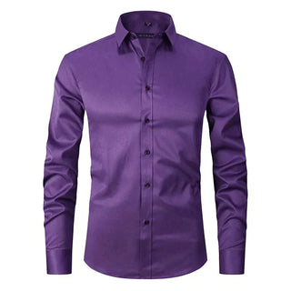 Braony | Chemise à manches longues classique pour hommes avec coupe moderne Slim-Fit