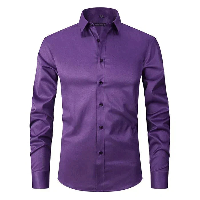 Braony | Chemise à manches longues classique pour hommes avec coupe moderne Slim-Fit