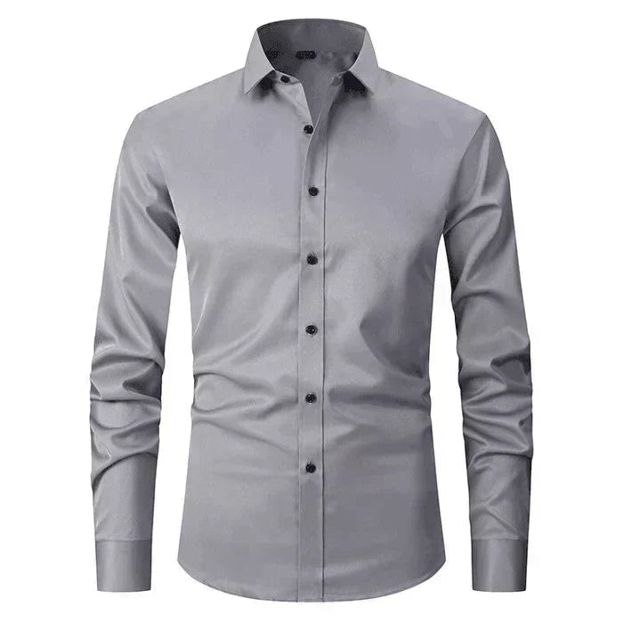 Braony | Chemise à manches longues classique pour hommes avec coupe moderne Slim-Fit