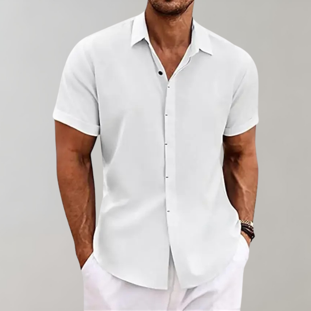 Oliver | Chemise en lin à manches courtes légères