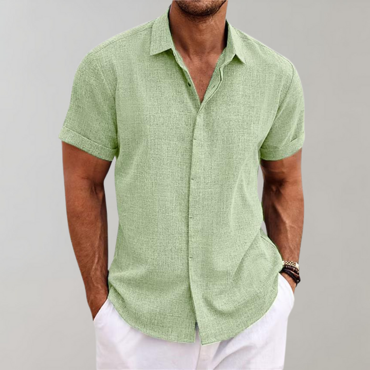 Oliver | Chemise en lin à manches courtes légères