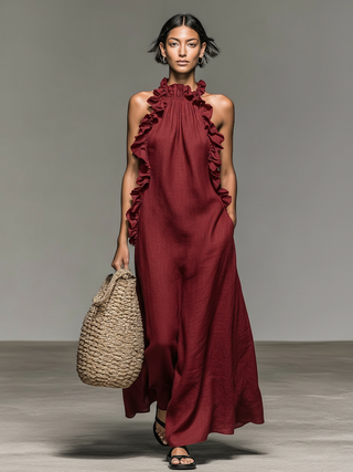 Marianne | Robe longue avec poches