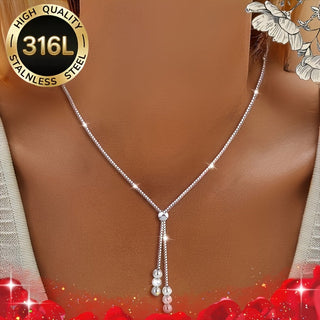 Collier Pendentif Perlé Vintage