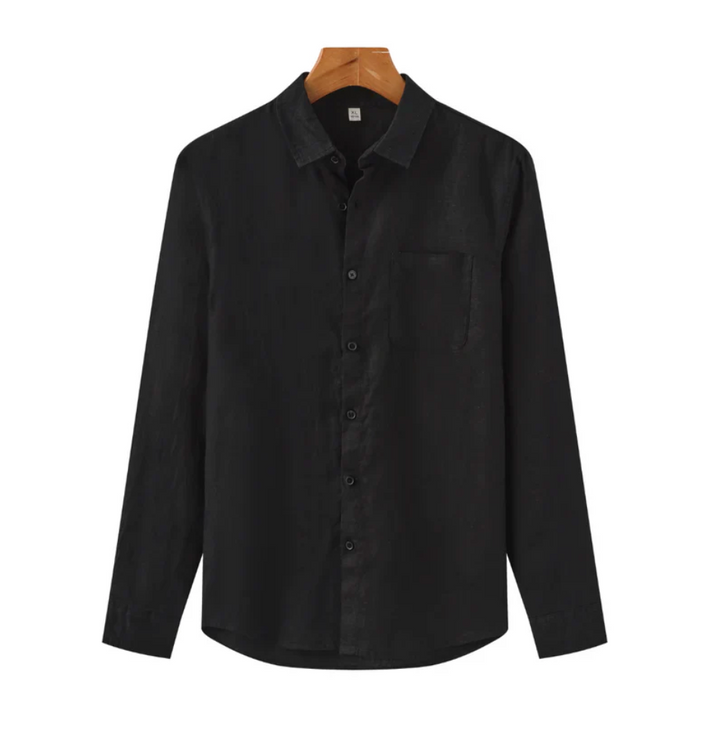 Chemise en Lin pour Homme à Manches Longues Légère