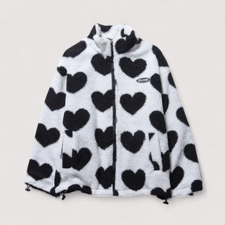 Florence | Veste réversible à motif cœur