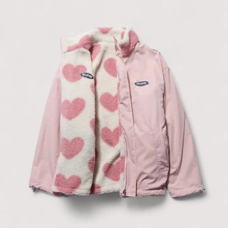Florence | Veste réversible à motif cœur