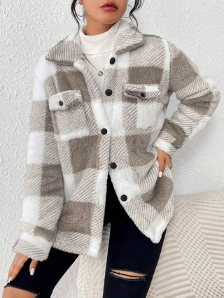 Martin | Veste en Fleece à Carreaux Élégante
