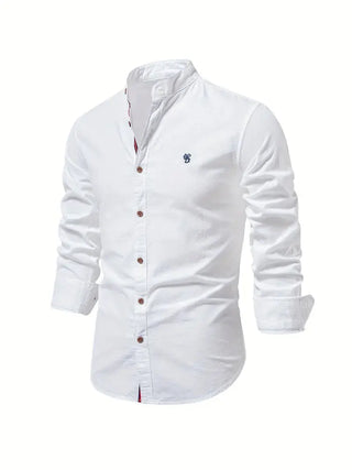 Chemise Homme Slim Fit Boutons Élégante Casual