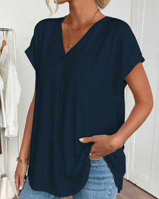 Estella - T-shirt Patchwork Décontracté
