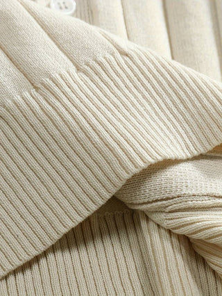 Chemise tricotée élégante à manches courtes