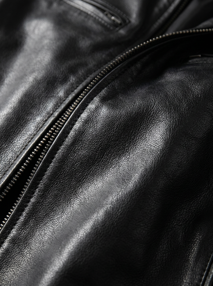 Nathan | Veste en Cuir Décontractée