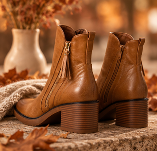 VAYADÉ PARIS | Bottes en Cuir à Talon Carré