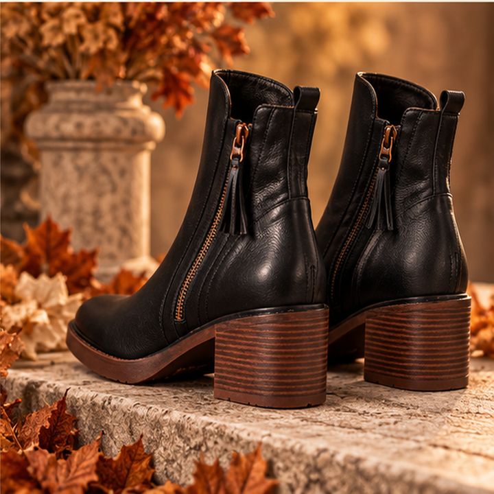 VAYADÉ PARIS | Bottes en Cuir à Talon Carré