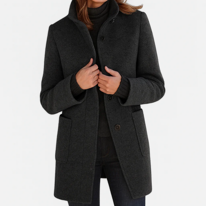 VAYADÉ PARIS | Éléonore Manteau en laine à coupe midi