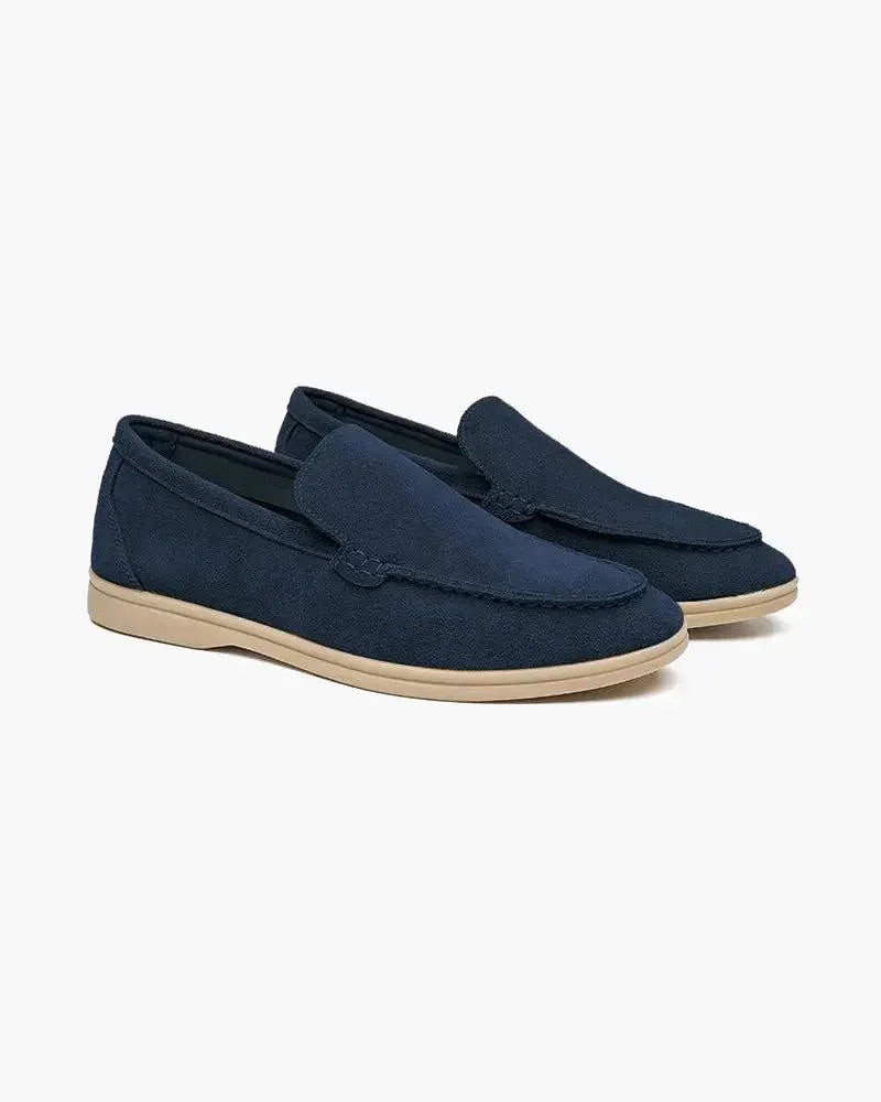 Mocassins en daim haut de gamme Old Money